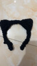 丹琴可愛(ài)毛絨貓耳朵發(fā)箍2025新款秋冬洗臉化妝不勒頭壓發(fā)頭箍甜美發(fā)卡 黑色毛絨貓耳朵發(fā)箍 曬單實(shí)拍圖