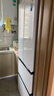 美的（Midea）418法式多門(mén)四開(kāi)門(mén)電冰箱超薄平嵌小戶型家用冰箱一級(jí)能效國(guó)家補(bǔ)貼20%大容量無(wú)霜MR-418WFPE白色 曬單實(shí)拍圖