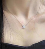 蔓笙999純銀四葉草項鏈女2025爆款小眾設計鎖骨鏈女生日情人節禮物 999銀四葉花朵項鏈【精美禮盒】 曬單實(shí)拍圖