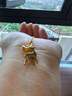 中國黃金（CHINA GOLD）一鹿有你黃金項(xiàng)鏈女足金麋鹿吊墜中秋節(jié)禮物送女友老婆生日結(jié)婚 [京速達(dá)]足金麋鹿吊墜+足金鏈 曬單實(shí)拍圖