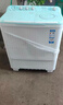 統帥（Leader）海爾智家 半自動(dòng)雙桶洗衣機12公斤大容量  一級能效 以舊換新 家電國家補貼 XPBL120-588 曬單實(shí)拍圖
