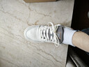 鴻星爾克板鞋男秋季透氣鞋子男鞋輕便簡(jiǎn)約軟底運動(dòng)復古休閑鞋小白鞋拿鐵 曬單實(shí)拍圖