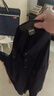 吉普（JEEP）冰絲速干短袖T恤男士polo衫夏季寬松涼感衣服男裝藏青拼深墨綠XL 曬單實(shí)拍圖