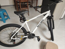 喜德盛（xds）山地車(chē)黑客380避震前叉21速變速鋁合金車(chē)架 白/黑色17 曬單實(shí)拍圖