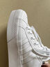 adidas NIZZA PLATFORM厚底增高運動帆布鞋男女阿迪達(dá)斯三葉草   白   38 曬單實拍圖