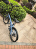 迪卡儂折疊自行車(chē)20寸變速通勤便攜學(xué)生輕量折疊車(chē) 升級款 Fold500 藍色 舒適坐墊+座位下把手 20英寸 曬單實(shí)拍圖