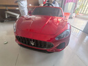 星辰皓正版瑪莎拉蒂兒童電動(dòng)車(chē)四驅遙控汽車(chē)小孩四輪寶寶玩具可坐人童車(chē) 【烤漆酒紅】四驅+藍牙+遙控+燈光音樂(lè )+搖擺+皮座 曬單實(shí)拍圖