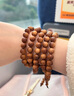 慕禧福印度老山檀香2.0沉水黑肉佛珠文玩手串批發(fā)老山檀108男女念珠手鏈 20mm*12顆沉水 曬單實(shí)拍圖