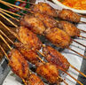 臘偵探燒烤食材半成品 羊肉牛肉雞翅五花肉串 火鍋空氣炸鍋烤肉網(wǎng)紅炸串 雞肉小串（腌制）60支 220g 曬單實(shí)拍圖