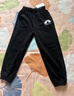 唐獅（TonLion） 女童長(cháng)褲運動(dòng)褲春秋款衛褲中大童上學(xué)校服休閑束口褲 黑色 120 曬單實(shí)拍圖