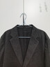 優(yōu)衣庫男裝女裝絨面針織茄克/西裝外套夾克481006 08 深灰色 XL /180/108B 曬單實(shí)拍圖