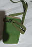 小野七天手機包女斜挎包零錢(qián)包單肩包三層帆布藝手機袋裝手機的迷你小包包 帆布3層手機包【綠色】 曬單實(shí)拍圖