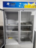 北極熊（BEIJIXIONG）展示柜冷藏柜冰柜商用飲料柜直冷風(fēng)冷風(fēng)直冷保鮮柜超市玻璃門(mén)冰箱立式啤酒柜 大雙門(mén)下機直冷藍白款（888L） 曬單實(shí)拍圖