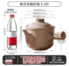幾物森林 老式中藥鍋藥罐煎藥壺熬中藥砂鍋無(wú)釉藥煲燃氣灶家用可干燒3.3升 曬單實(shí)拍圖