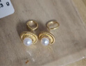 萃華足金999黃金珍珠耳釘時(shí)尚百搭女耳飾送女朋友老婆生日紀念日禮物 金重約3.5g【活動(dòng)品不支持七天無(wú)理由退貨】 曬單實(shí)拍圖