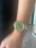 艾華仕翡翠玉石水鬼全自動(dòng)機械表輕奢小眾商務(wù)男鏤空防水夜光腕表 緬甸翡翠全金鋼帶款 曬單實(shí)拍圖