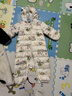 巴拉巴拉童裝嬰兒羽絨服寶寶輕薄連體衣抱衣爬服兒童冬裝男童女童可愛(ài)萌趣 彩色雪地場(chǎng)景-白鴨絨 90 cm-充絨量48g 曬單實(shí)拍圖