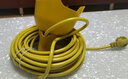 中座電動(dòng)車(chē)充電延長(cháng)線(xiàn)插排防水插座戶(hù)外插座電源線(xiàn)防水超長(cháng)充電線(xiàn)防雨淋家用插座 防水蓋普通款（1000瓦） 20米（適合4-5樓使用） 曬單實(shí)拍圖