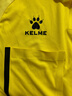 卡爾美（KELME）足球裁判服套裝新款短袖POLO運動(dòng)套裝短袖POLO專(zhuān)業(yè)比賽服 黃色 M 曬單實(shí)拍圖