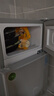 奧克斯小冰箱家用小型迷你冷藏冷凍兩用出租房宿舍用節能省電寢室辦公室電冰箱 【熱賣(mài)款 升級凈化去味】22A126DW銀 曬單實(shí)拍圖