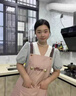 光多拉防水圍裙廚房防油污家用做飯無(wú)袖工作服男士女士通用家務(wù)清潔粉色 曬單實(shí)拍圖
