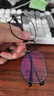 依視路（ESSILOR） 鉆晶系列高清耐磨防藍光近視超薄鏡片專(zhuān)業(yè)配度數眼鏡架男女鏡框 TR-全框-1021BK-黑色 鏡框+依視路A4防藍光1.60現片 曬單實(shí)拍圖