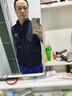 貓人馬甲男士秋冬休閑寬松加絨加厚戶外無坎肩百搭外套 藏青色 XL 曬單實拍圖