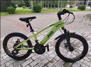 Jeep吉普兒童自行車(chē)6-12歲男女兒童單車(chē)山地車(chē)小孩學(xué)生自行車(chē)-R200 萌新綠【升級21速】輻條輪+大禮包 22寸（適合身高1.35m-1.60m） 曬單實(shí)拍圖