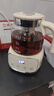 蘇泊爾（SUPOR）全玻璃養生壺煮茶器花茶壺恒溫水壺燒水壺電熱水壺辦公室保溫煮茶壺帶濾網(wǎng) 觸控按鍵+304不銹鋼濾網(wǎng) 1L 曬單實(shí)拍圖