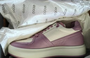 愛(ài)步（ECCO）板鞋女 倪妮同款增高厚底輕盈透氣百搭拼色休閑鞋 街頭ACE856823 薰衣草紫/灰白色85682361091 38 曬單實(shí)拍圖