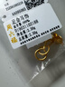 周六福黃金耳釘女足金999花卉耳飾耳針節(jié)日禮物 計(jì)價(jià) 2.29g 曬單實(shí)拍圖