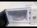 美的（Midea）快捷家用微波爐家用小型迷你360°轉(zhuǎn)盤加熱 旋鈕操控易潔內(nèi)膽時間調(diào)節(jié)20升（PM2000） 曬單實拍圖