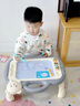 知貝兒童磁性畫(huà)板玩具可擦寫(xiě)嬰幼兒寫(xiě)字繪畫(huà)涂鴉男女孩生日禮物3-6歲1 萌熊超大號畫(huà)板灰色【升級2畫(huà)筆+印章+繪畫(huà)包】 寶寶學(xué)畫(huà)畫(huà)寫(xiě)字板磁吸印章 曬單實(shí)拍圖