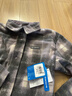 Columbia哥倫比亞戶(hù)外女子抓絨衣襯衫保暖舒適時(shí)尚格紋外套AL3917 011 鯊魚(yú)黑格紋 M (160/84A) 曬單實(shí)拍圖