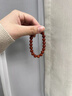 胖東來(lái)品質(zhì)火焰紋南紅手串男女款高品質(zhì)紅瑪瑙水晶手鏈教師節禮物 【無(wú)憂(yōu)化】【火焰紋素圈/珠徑約10MM】曜晶級四川 曬單實(shí)拍圖