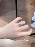 FEILACK鉆石鉆戒女純銀一克拉鉑金情侶訂婚求結婚鉆石戒送女朋友生日禮物 經(jīng)典款【豪華禮盒 加急發(fā)貨】 曬單實(shí)拍圖