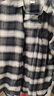 優(yōu)衣庫【驚喜價(jià)】女裝法蘭絨襯衫/格紋長(cháng)袖襯衣25秋冬新款481173 08 深灰色 L /160/88A 曬單實(shí)拍圖
