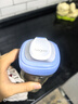 HEGEN海格恩兒童吸管杯蓋通用奶瓶杯配件1-3-6歲寶寶喝奶直飲喝水杯蓋 藍色吸管杯蓋 配件 曬單實拍圖