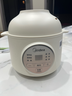 美的（Midea）電燉鍋1-2人電燉盅隔水燉鍋家用燕窩燉盅陶瓷燉湯盅電燉鍋嬰兒輔食小燉鍋煲湯電燉鍋電砂鍋煲湯鍋 1L 【1L=3碗 防燙把手】DZE1066 曬單實(shí)拍圖