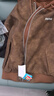 大嘴猴（paul frank）外套男士工裝皮衣男春秋季潮牌美式假兩件機車(chē)夾克男 咖啡色 XL 曬單實(shí)拍圖