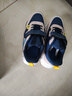 李寧熱秋冬兒童鞋男女童鞋百搭皮面防水中大童男孩跑鞋防滑運動(dòng)鞋子 深藍皮面 37 內長(cháng)23.5CM 曬單實(shí)拍圖
