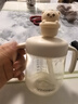 英氏（YEEHOO）兒童牛奶杯寶寶學(xué)飲杯帶刻度吸管水杯嬰幼兒專(zhuān)用喝水防摔杯子 曬單實(shí)拍圖