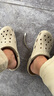 卡駱馳（CROCS）洞洞鞋貝雅男鞋女鞋輕便耐磨一腳蹬拖鞋休閑鞋|10126 裸粉-6PI 37 /38(230mm) 曬單實(shí)拍圖