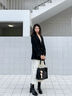 CinvaiKrose包包女包2025年新款托特包女士單肩包大容量通勤包生日禮物送女友 子夜炫黑【送女友老婆女生禮物走心】 曬單實(shí)拍圖