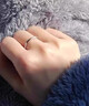 蔓笙純999足銀莫比烏斯戒指輕奢食指戒女開(kāi)口戒小眾設計感單身指環(huán) 999銀莫比烏斯戒指釘砂款 曬單實(shí)拍圖
