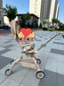 婧麒【全新升級】婧麒嬰兒推車(chē)可坐可躺可折疊高景觀(guān)輕便雙向遛娃神器 香檳;豪華款【十重好禮】 曬單實(shí)拍圖