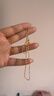 周六福（ZLF）  黃金項鏈鎖骨鏈黃金滿(mǎn)天星項鏈 計價(jià) 45cm-4.96g 足金 曬單實(shí)拍圖