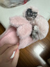 DFBK德國品牌棉拖鞋女士秋冬新款毛毛拖鞋情侶居家室內保暖加厚底防滑 包跟玫紅色 37-38 38/39 碼【適合腳穿】 曬單實(shí)拍圖