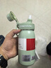 希樂(lè )（cille）大容量保溫杯316不銹鋼車(chē)載水杯子男士外出便攜式水壺薄荷綠500ml 曬單實(shí)拍圖