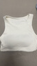 優(yōu)衣庫女裝Bra短背心/加杯背心辣妹風(fēng)帶胸墊新款473985 477744 477744/00白色 S 曬單實(shí)拍圖